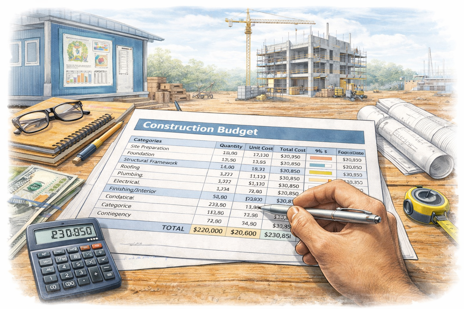 orçamento de obras